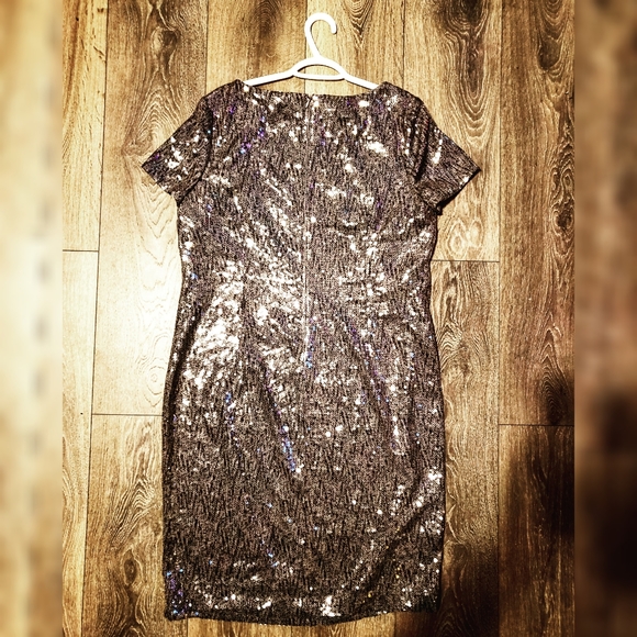 🎁🎄 NWT Ralph Lauren Kayleen Sequin Dress 🎄🎁 - Picture 9 of 10